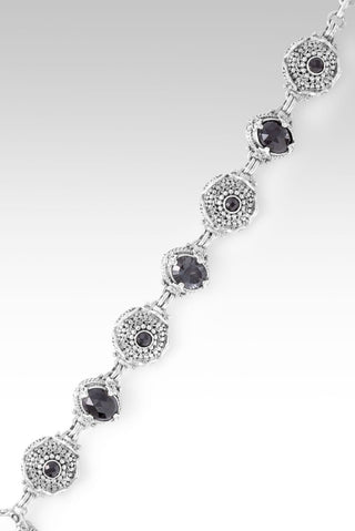 Love Singin' UR Praises Bracelet™ in Heather Grey™ Mystic Quartz & Black Spinel - Multi Stone - only found at SARDA™