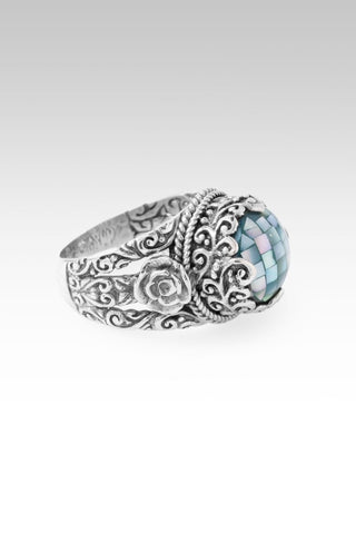 Love to Infinity Ring™ in London Mother of Pearl Mosaic - Dinner - only found at SARDA™