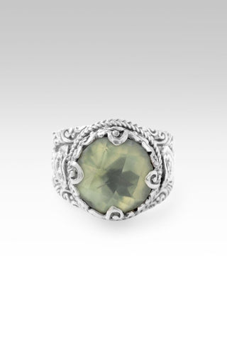 Love to Infinity Ring™ in Phantom Rutile Prehnite - Dinner - only found at SARDA™