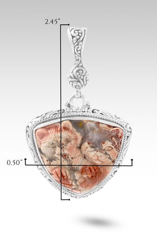 Loved with Devotion Pendant™ in Brecciated Jasper - Single Stone - only found at SARDA™