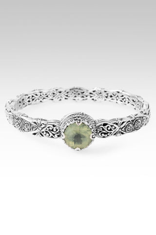 Love's Master Plan Bangle Bracelet™ in Phantom Rutile Prehnite - Bangle - only found at SARDA™