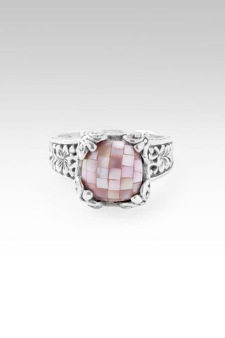 Made For More Ring™ in Pink Mother of Pearl Mosaic - Dinner - only found at SARDA™