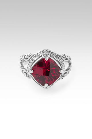 Made For These Days Ring™ in Lab Created Ruby - Split Shank - only found at SARDA™