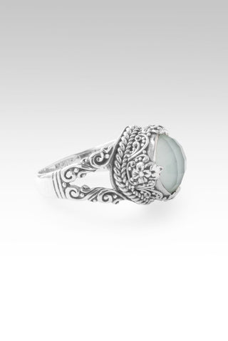 Made For These Days Ring™ in Mint Chrysoprase & Quartz - Split Shank - only found at SARDA™