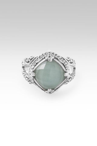 Made For These Days Ring™ in Mint Chrysoprase & Quartz - Split Shank - only found at SARDA™