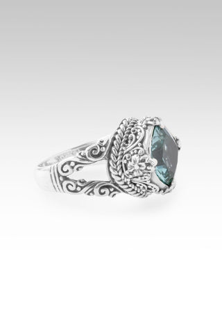Made For These Days Ring™ in Paraiba Lab Created Spinel - Split Shank - only found at SARDA™
