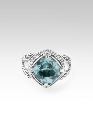 Made For These Days Ring™ in Paraiba Lab Created Spinel - Split Shank - only found at SARDA™