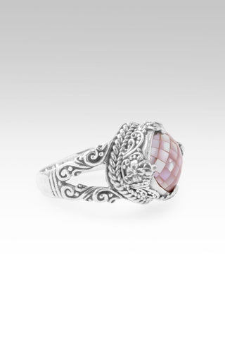 Made For These Days Ring™ in Pink Mother of Pearl Mosaic - Split Shank - only found at SARDA™