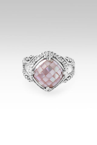 Made For These Days Ring™ in Pink Mother of Pearl Mosaic - Split Shank - only found at SARDA™