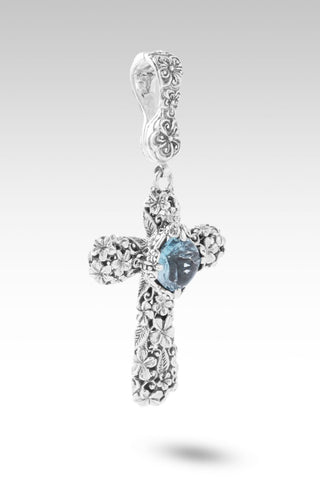 Made in Love Pendant™ in Arctic Blue Topaz - Single Stone - only found at SARDA™