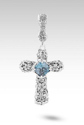 Made in Love Pendant™ in Arctic Blue Topaz - Single Stone - only found at SARDA™