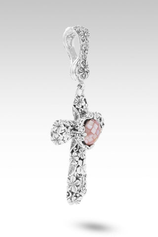 Made in Love Pendant™ in Pink Mother of Pearl Mosaic - Single Stone - only found at SARDA™
