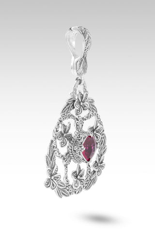 Made Whole Again Pendant™ in Lab Created Ruby - Single Stone - only found at SARDA™