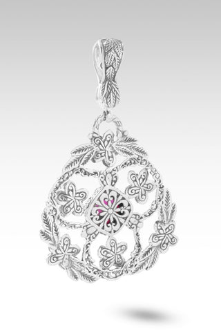 Made Whole Again Pendant™ in Lab Created Ruby - Single Stone - only found at SARDA™
