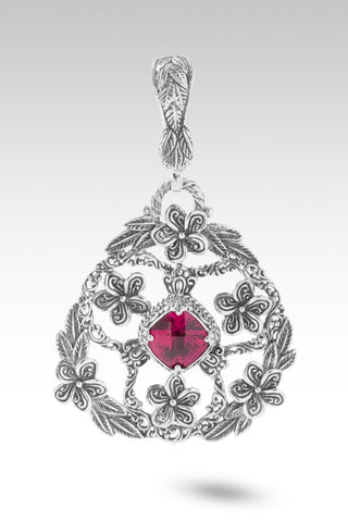 Made Whole Again Pendant™ in Lab Created Ruby - Single Stone - only found at SARDA™