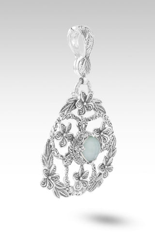 Made Whole Again Pendant™ in Mint Chrysoprase & Quartz - Single Stone - only found at SARDA™