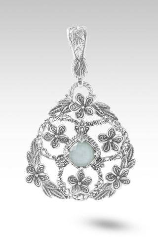 Made Whole Again Pendant™ in Mint Chrysoprase & Quartz - Single Stone - only found at SARDA™
