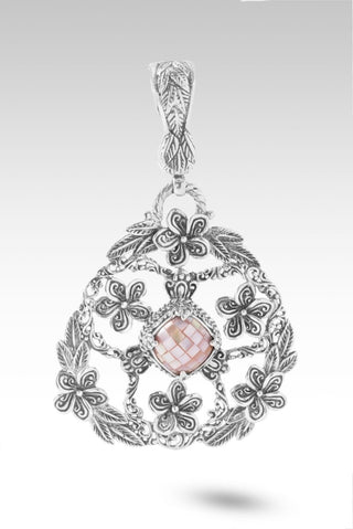 Made Whole Again Pendant™ in Pink Mother of Pearl Mosaic - Single Stone - only found at SARDA™