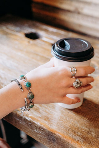 Make Memories Bracelet™ in Kingman Turquoise - Multi Stone - only found at SARDA™