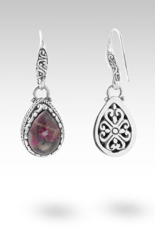 Maker of All Earrings™ in Eudialyte - Bali Wire - only found at SARDA™