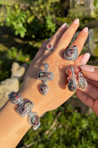 Maker of All Ring™ in Eudialyte & Rhodolite Garnet - Statement - only found at SARDA™