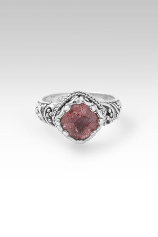 Maker of All Ring™ in Strawberry Quartz - Stackable - only found at SARDA™