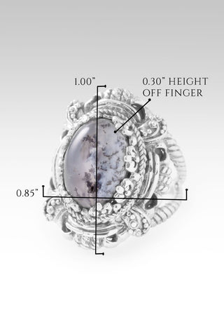 Maker of Heaven Ring II™ in Dendritic Opal - Dinner - only found at SARDA™