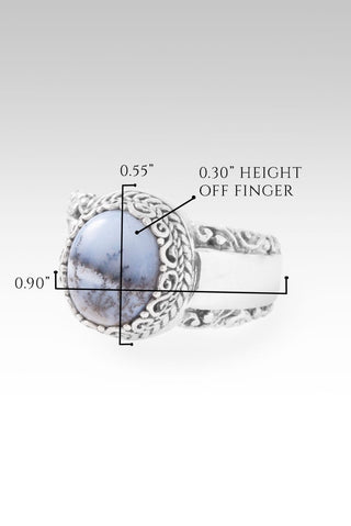 Maker of Heaven Ring™ in Dendritic Opal - Dinner - only found at SARDA™