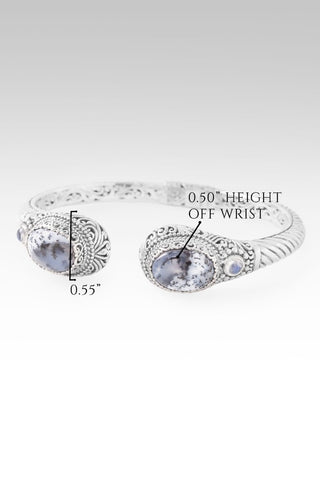 Maker of Heaven Tip - to - Tip Bracelet™ in Dendritic Opal & Rainbow Moonstone - Tip - to - Tip - only found at SARDA™