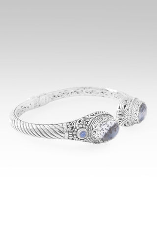 Maker of Heaven Tip - to - Tip Bracelet™ in Dendritic Opal & Rainbow Moonstone - Tip - to - Tip - only found at SARDA™