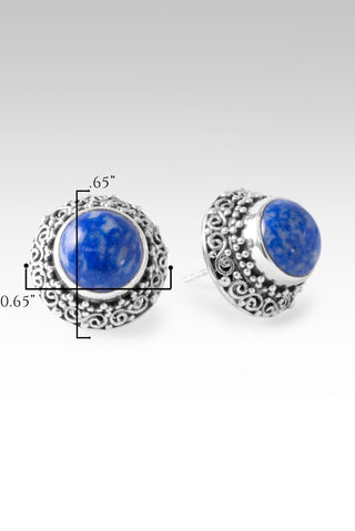 Mercy In & Thru It Earrings II™ in Lapis - Stud - only found at SARDA™