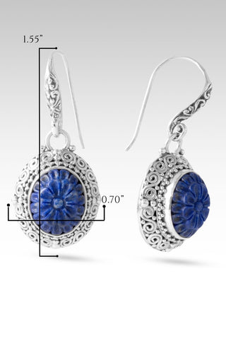 Mercy In & Thru It Earrings™ in Lapis - Bali Wire - only found at SARDA™