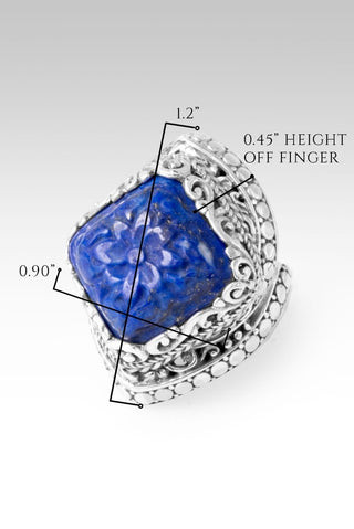 Mercy In & Thru It Ring II™ in Lapis - Dinner - only found at SARDA™