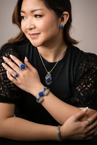 Mercy In & Thru It Ring II™ in Lapis - Dinner - only found at SARDA™
