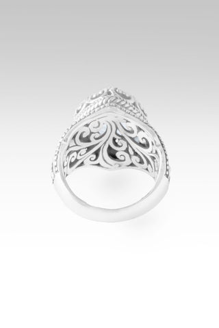 Mercy Remains Ring™ in Arctic Blue Topaz - Dinner - only found at SARDA™