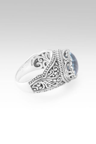 Mercy Remains Ring™ in Arctic Blue Topaz - Dinner - only found at SARDA™