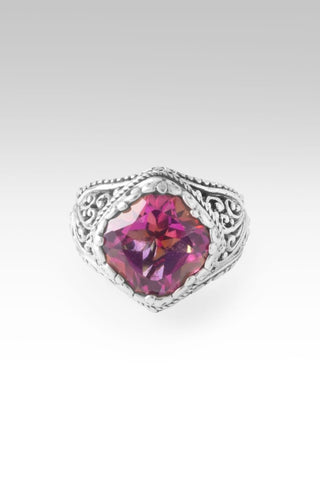 Mercy Remains Ring™ in Extreme Pink™ Mystic Quartz - Dinner - only found at SARDA™