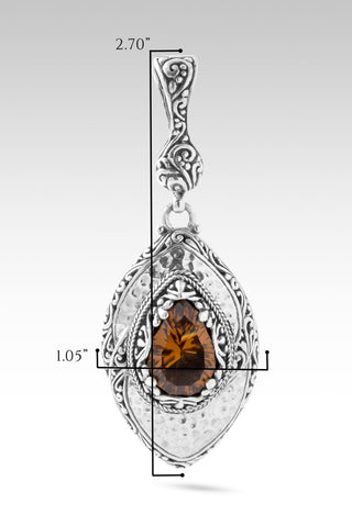 Mercy Saved Me Pendant™ in Whiskey Quartz - Statement - only found at SARDA™