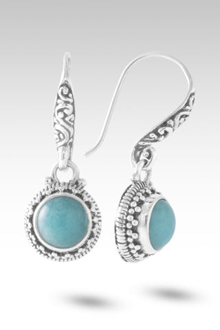 Mercy Swallowed Mistakes Earrings™ in Amazonite - Bali Wire - only found at SARDA™