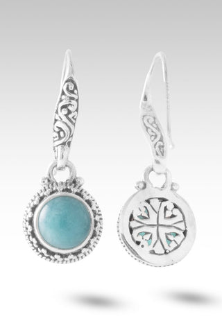 Mercy Swallowed Mistakes Earrings™ in Amazonite - Bali Wire - only found at SARDA™