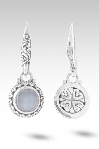 Mercy Swallowed Mistakes Earrings™ in White Moonstone - Bali Wire - only found at SARDA™