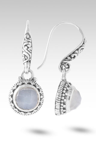 Mercy Swallowed Mistakes Earrings™ in White Moonstone - Bali Wire - only found at SARDA™