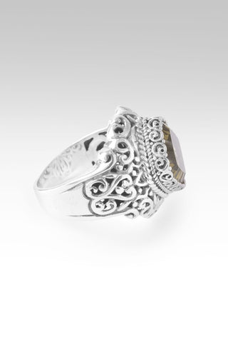 Mercy Unfold Ring™ in Olive Quartz - Statement - only found at SARDA™