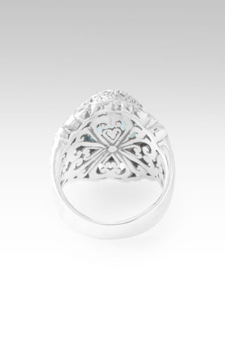 Mercy Unfold Ring™ in Paraiba Chalcedony - Statement - only found at SARDA™