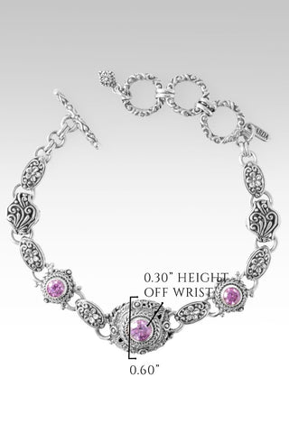 Mercy Will Follow Me Bracelet™ in Perfect Pink Moissanite - Multi Stone - only found at SARDA™