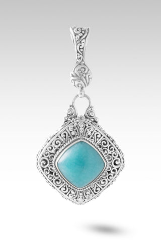 Mercy Will Follow Me Pendant™ in Amazonite - Single Stone - only found at SARDA™