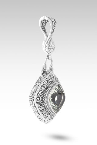 Mercy Will Follow Me Pendant™ in Prasiolite - Single Stone - only found at SARDA™