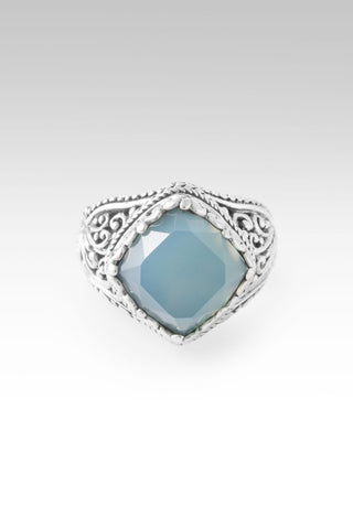 Merry Remains Ring™ in Paraiba Chalcedony - Dinner - only found at SARDA™