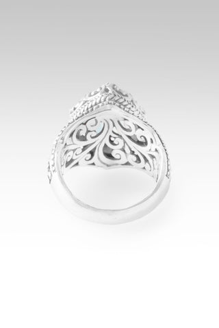 Merry Remains Ring™ in Paraiba Chalcedony - Dinner - only found at SARDA™
