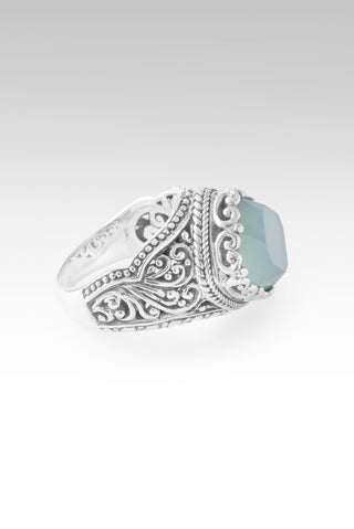 Merry Remains Ring™ in Paraiba Chalcedony - Dinner - only found at SARDA™